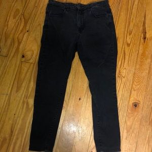 American Eagle black high-rise jeggings